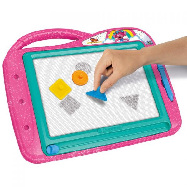 Clementoni-Tabla magnetica pentru desenat, Trolls, 30 x 38 cm [3]