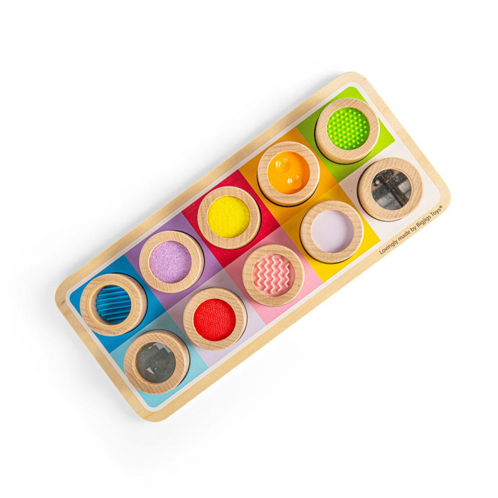 BIGJIGS Toys-Tablita senzoriala - Modele si texturi [3]