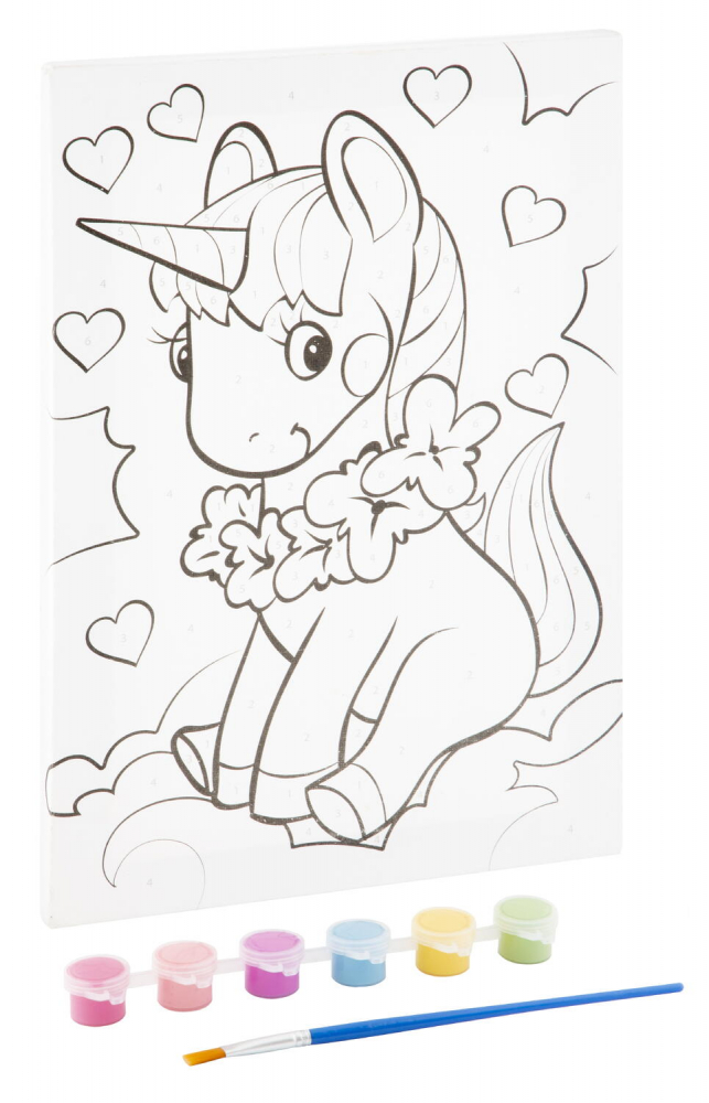 Grafix-Tablou pictura pe numere - Unicorn [2]