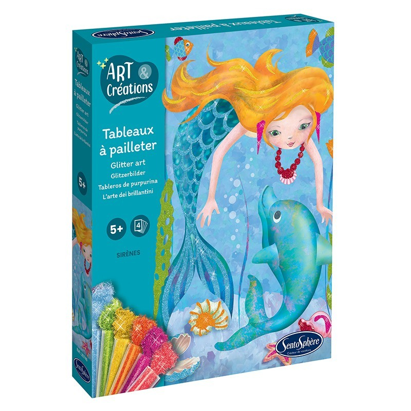 Sentosphere Tablou Sclipici Sirena [2]