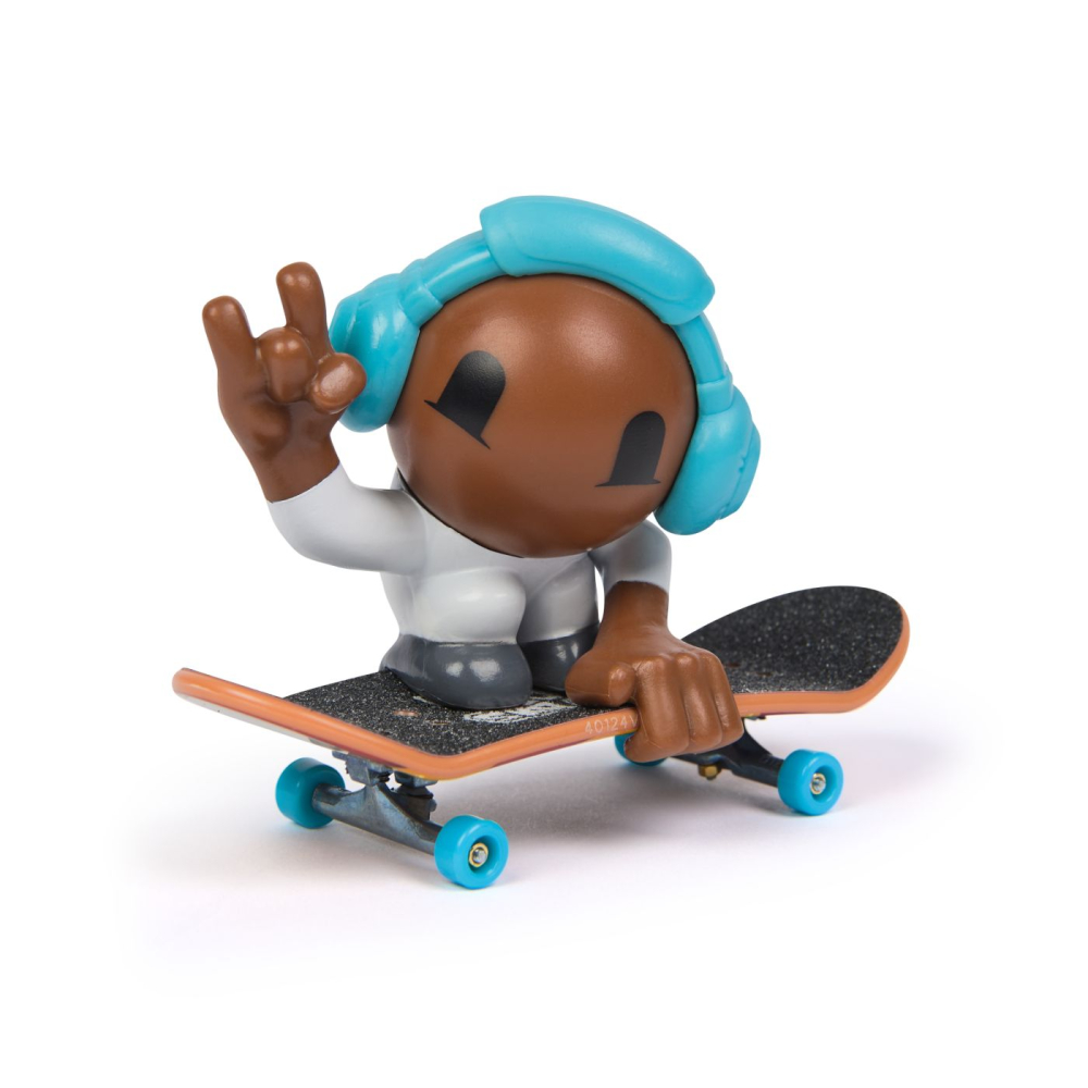 Spin Masters-Tech Dech Sk8 Crew Pachet Placa Si Figurina 9.6Cm Casti Albastre [2]