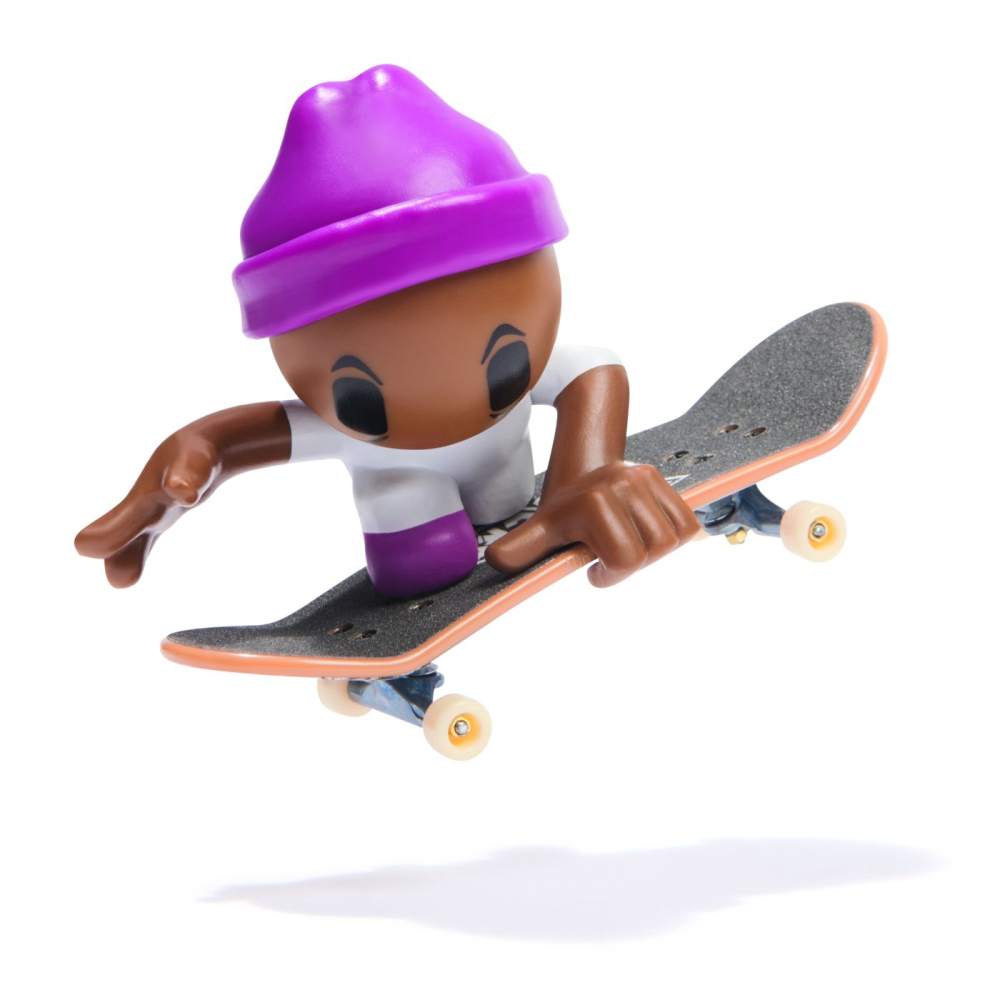 Spin Masters-Tech Dech Sk8 Crew Pachet Placa Si Figurina 9.6Cm Sapca Mov [4]