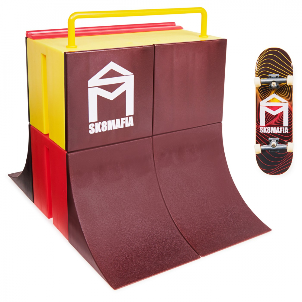 Tech Deck Pachet Xconnect Fingerboard Sk8Mafia Vert Wall [2]