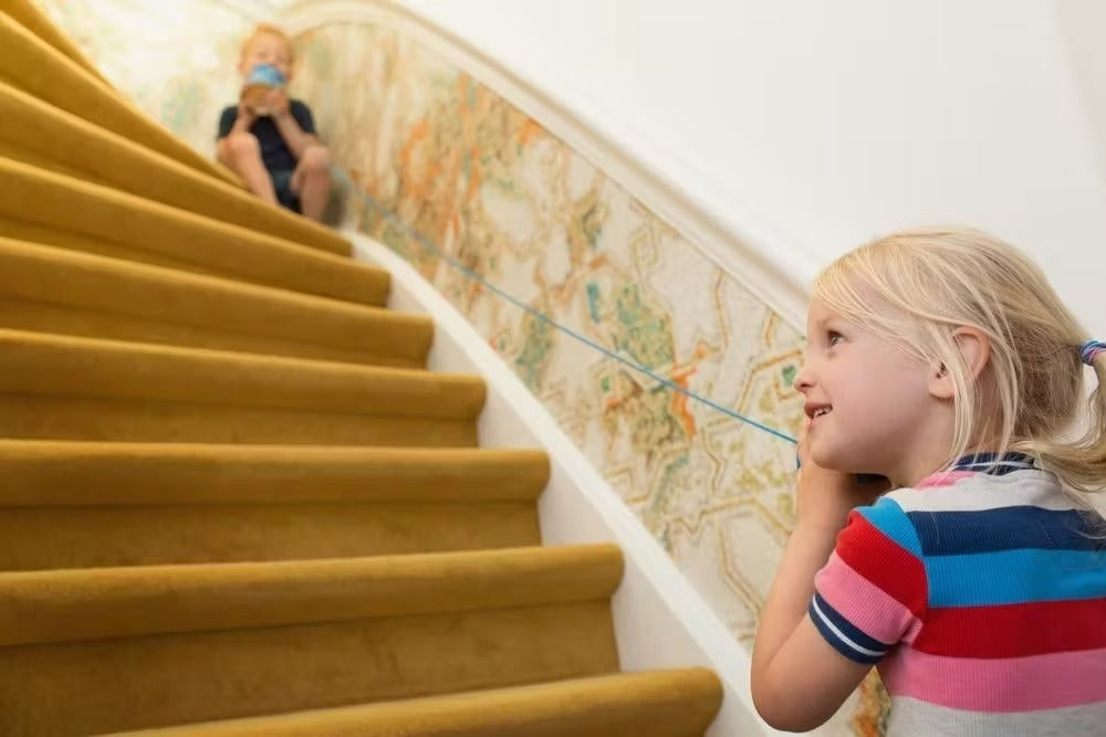 Telefon din conserve -telefonul din cutii - jocuri de exterior - BS Toys [6]