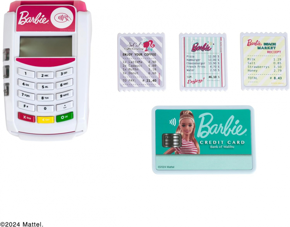 Klein-Terminal Card POS Cu Lumina Si Sunet - Barbie [3]
