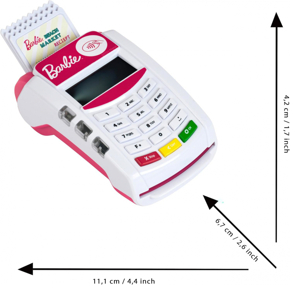 Klein-Terminal Card POS Cu Lumina Si Sunet - Barbie [2]