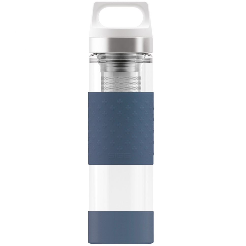 Termos din sticla Hot & Cold Glass Midnight, 0.4l [1]