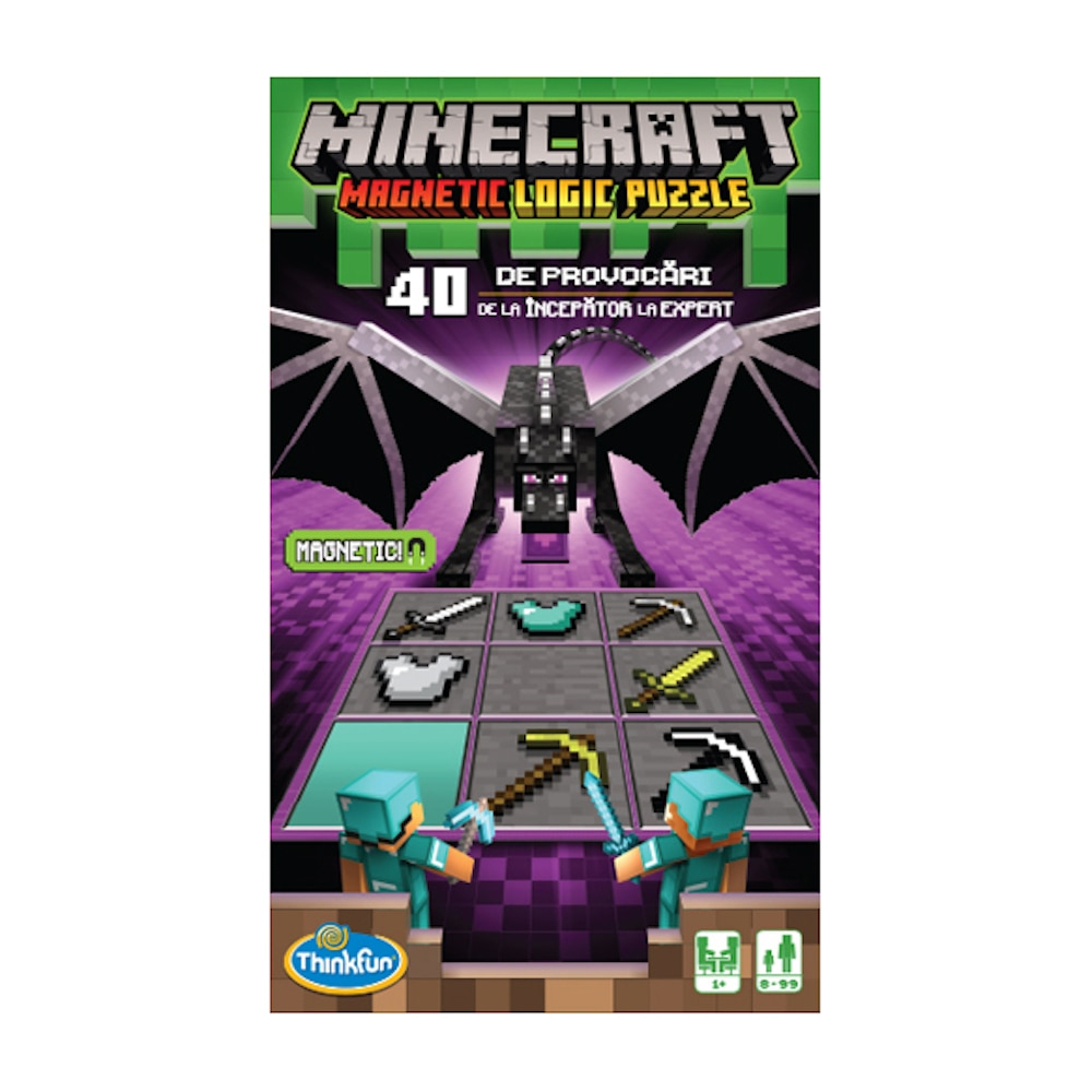 Thinkfun - Minecraft, joc de logica magnetic, lb.romana [1]