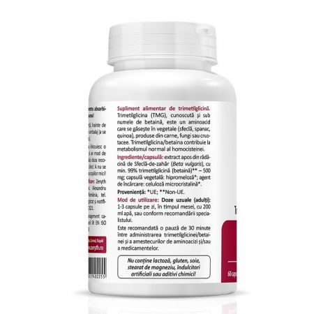 Zenyth-TMG, 500 mg, 60 capsule, Zenyth [2]