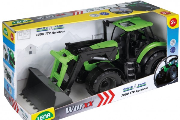 Tractor-cu-cupa-functionala-plastic-Deutz-Fahr-Agrotron-7250-Worxx-pentru-copii-45-cm-Lena [2]