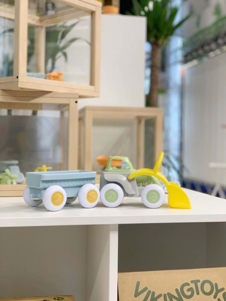 VikingToys-Tractor cu remorca ECOLINE - Midi [2]
