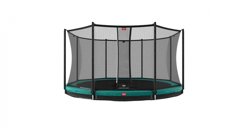 Berg Toys-Trambulina Berg Favorit Inground 380 Verde cu plasa Comfort [1]