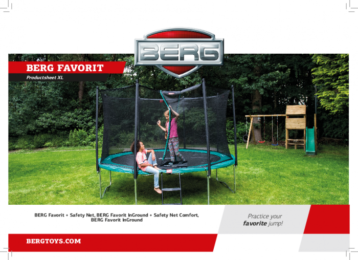 Berg Toys-Trambulina Berg Favorit Regular cu plasa Comfort 380 [5]