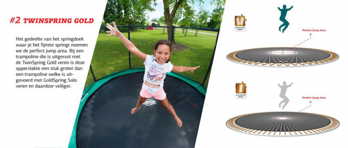Berg Toys-Trambulina Berg Grand Champion Inground 520 Gri cu Plasa Deluxe [4]