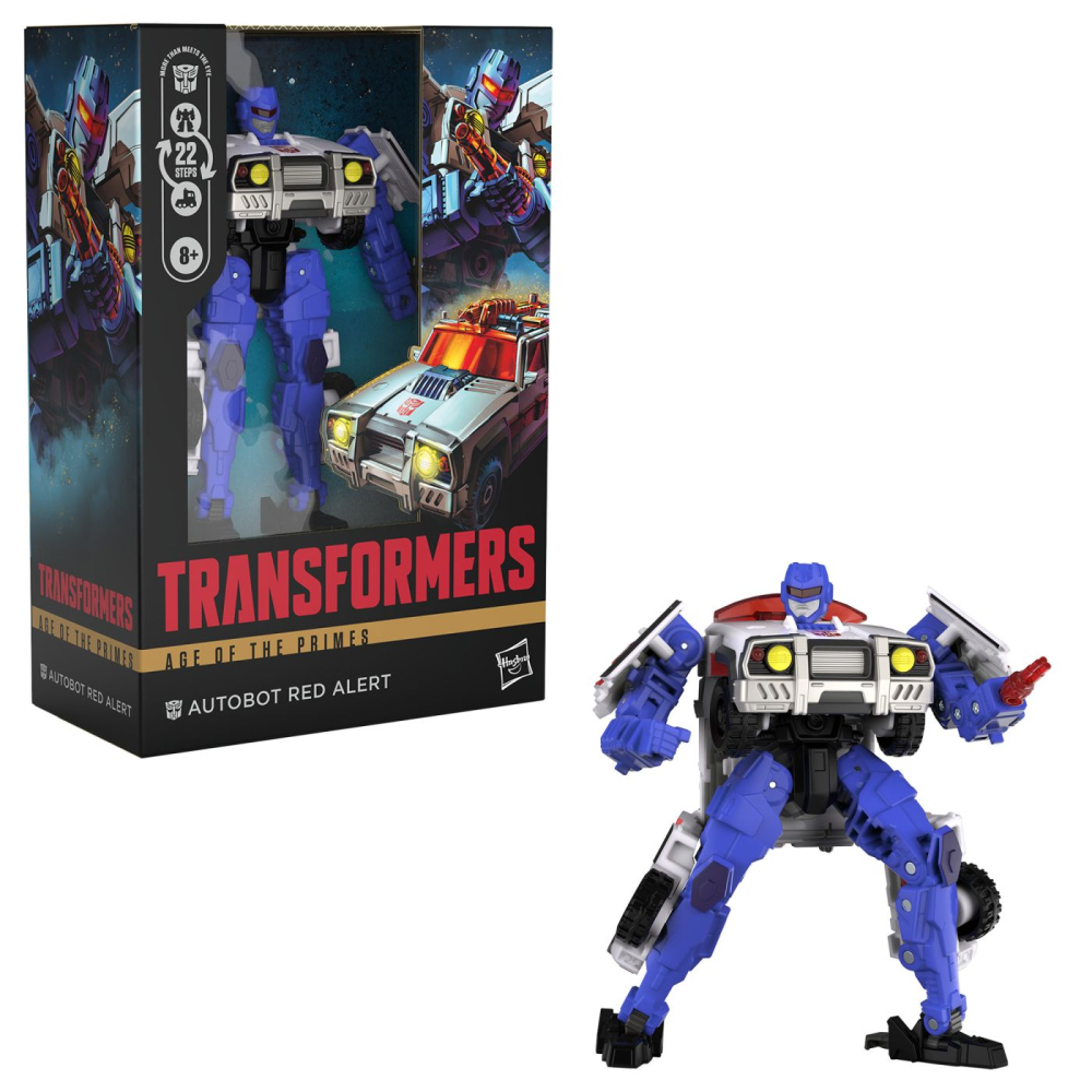 Hasbro-Transformers Age Of The Primes Robot Autobot Red Alert Convertibil  [6]