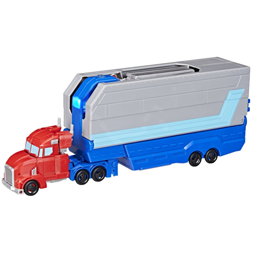 Hasbro-Transformers Earthspark Camion Cu Remorca De Lupta Optimus Prime [9]