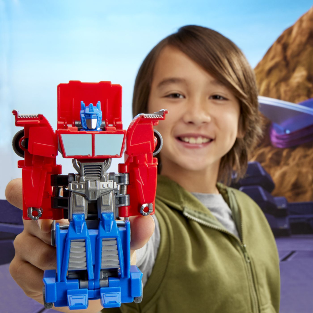 Hasbro-Transformers Earthspark Figurina Optimus Prime 1 Step Smash To Change [4]