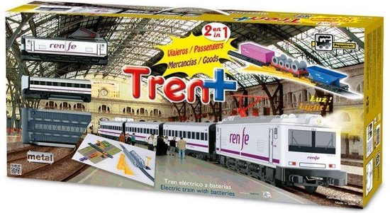 Pequetren-Trenulet electric calatori si marfa RENFE Tren+ [1]