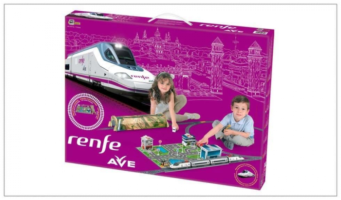 Pequetren-Trenulet electric High Speed RENFE cu statie, tunel si oras [4]
