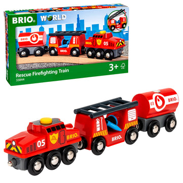 BRIO-Trenulet pompieri cu accesorii BRIO, 3+ ani [1]