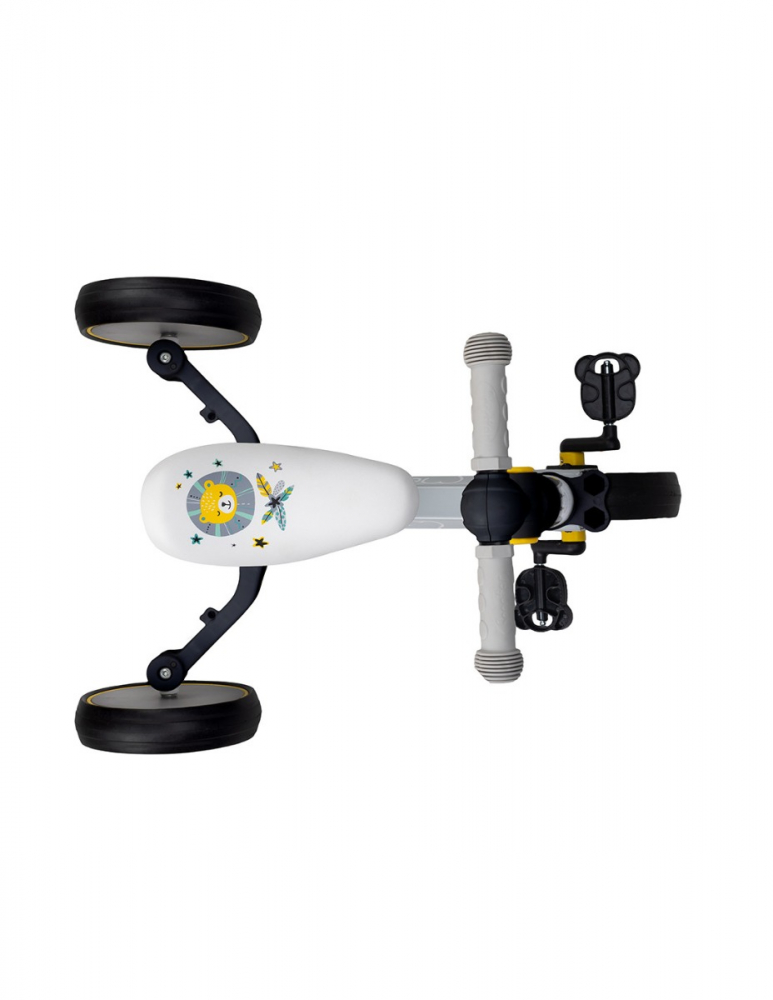 Tricicleta 4in1, Momi Loris, Grey Yellow [5]
