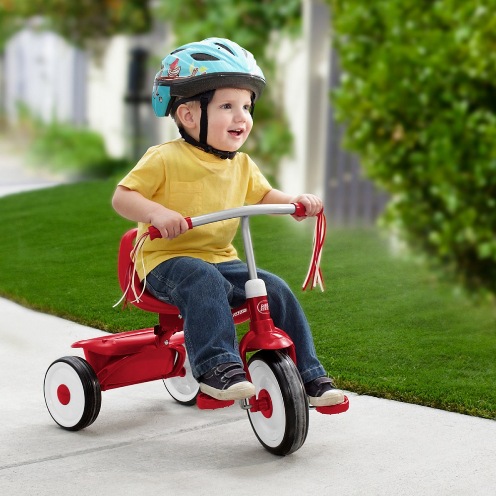 Tricicleta pliabila Radio Flyer Fold 2 Go Red, 1-3 ani [2]