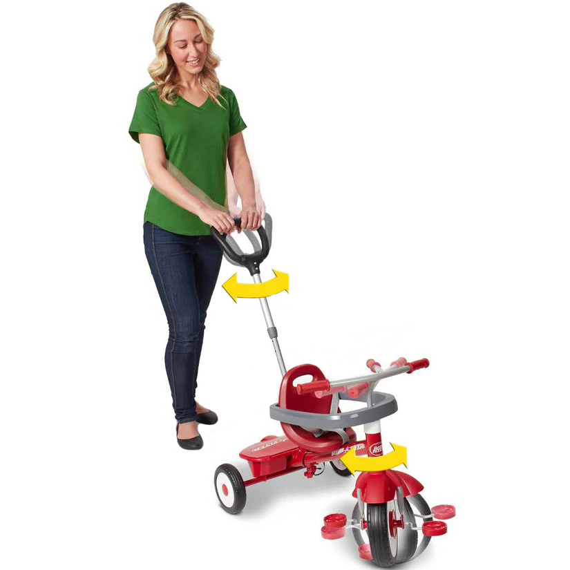 Radio Flyer-Tricicleta Radio Flyer 3-in-1 Stroll 'N Trike, Rosu, 1.5 - 5 ani [7]