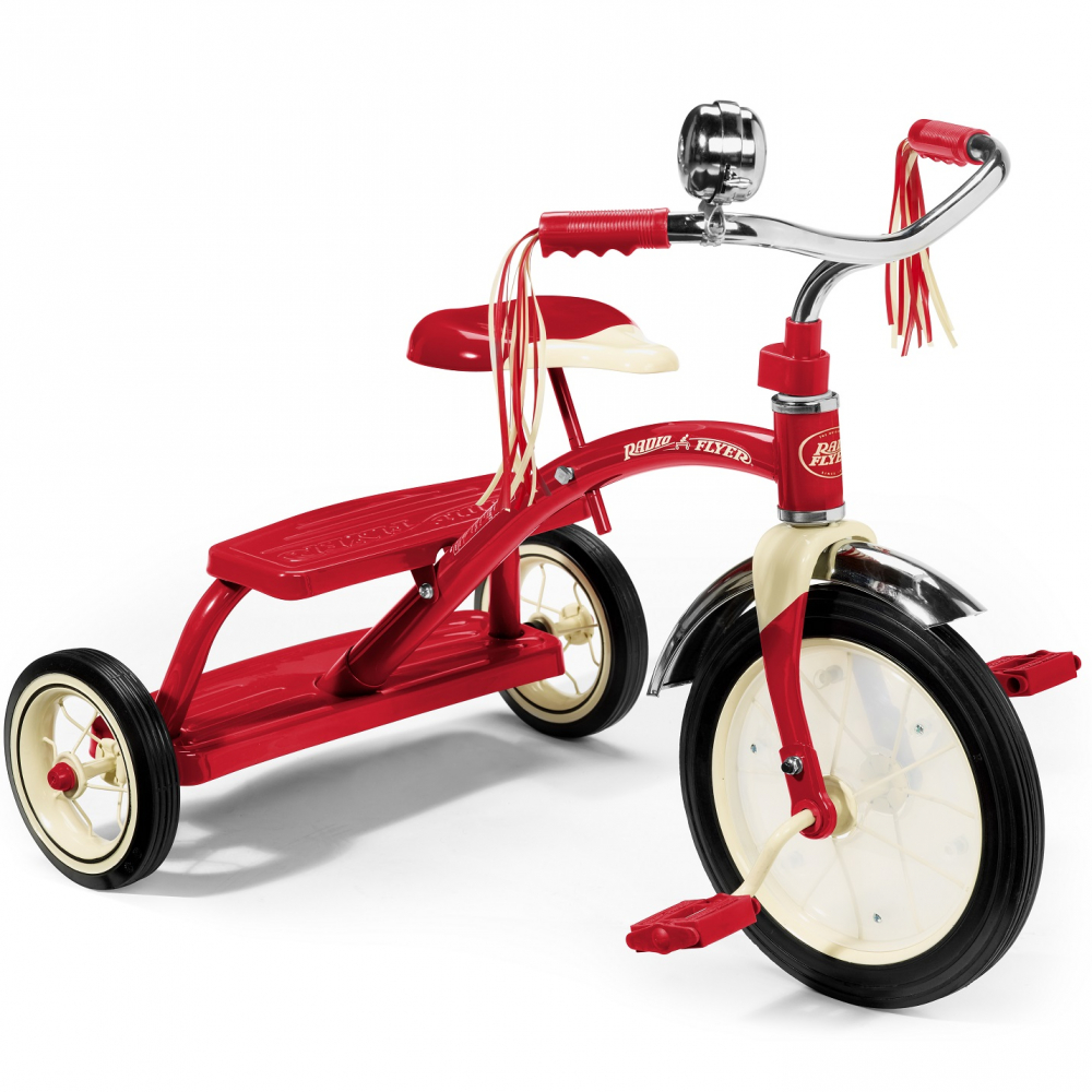 Tricicleta Radio Flyer Classic Red Dual Deck, 2-5 ani [1]