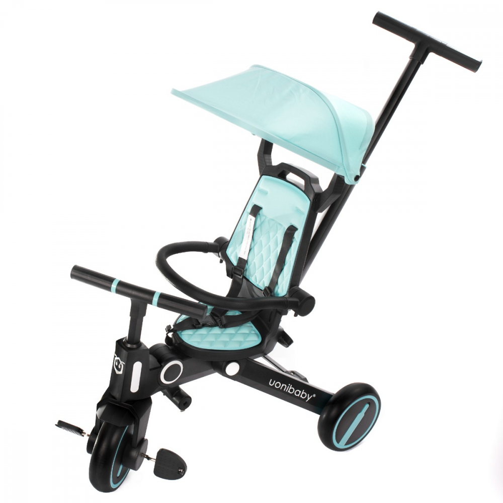 Uonibaby-Tricicleta Uonibaby 3 in 1, Pliabila si Reversibila - Blue [2]