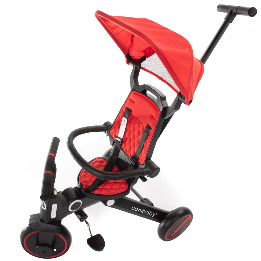 Uonibaby-Tricicleta Uonibaby 3 in 1, Pliabila si Reversibila - Red [3]