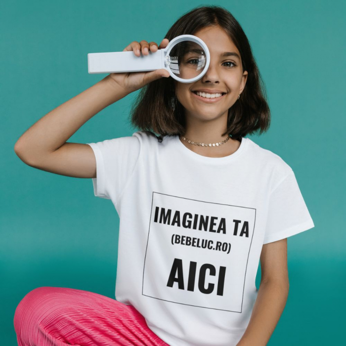 Bebeluc.ro Tricou pentru copii din bumbac personalizat cu poza [4]