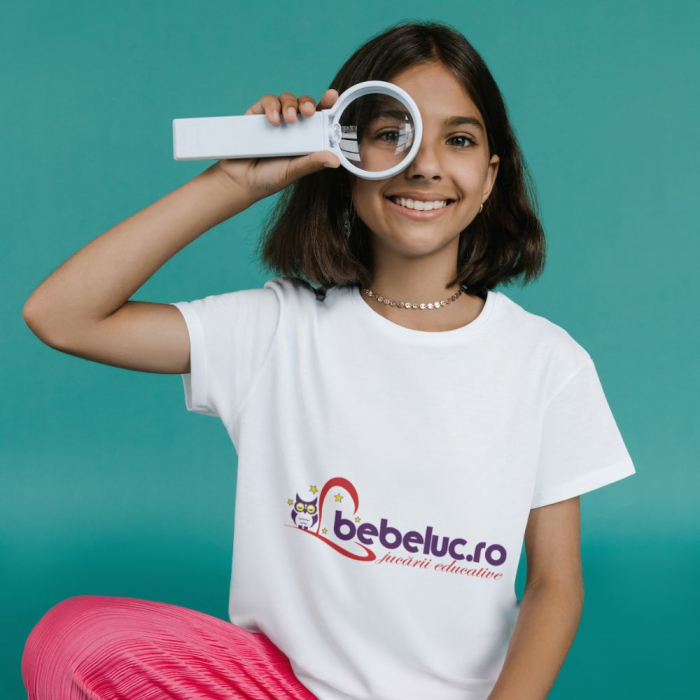 Bebeluc.ro Tricou pentru copii din bumbac personalizat cu poza [2]