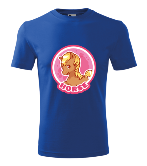 Bebeluc Print-Tricou Personalizat Alb cu Căluț Drăguț – Design Jucăuș pentru Bărbați [2]