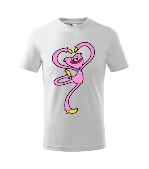Bebeluc Print-Tricou Personalizat Alb ''Huggy Wuggy'' pentru Copii 5 [1]