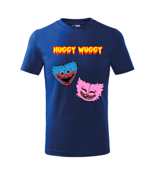 Bebeluc Print-Tricou Personalizat Albastru ''Huggy Wuggy'' pentru Copii 4 [1]