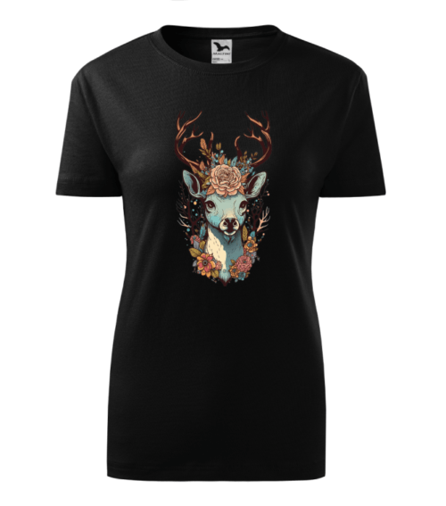 Bebeluc Print-Tricou Personalizat - Cerb Floral Artistic [3]
