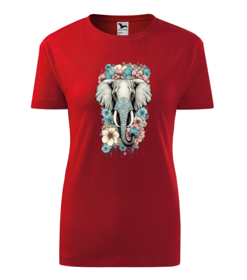 Bebeluc Print-Tricou Personalizat - Elefant Floral Artistic [4]