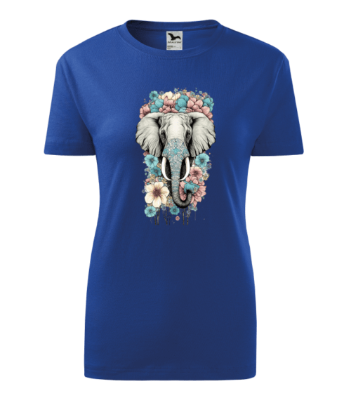 Bebeluc Print-Tricou Personalizat - Elefant Floral Artistic [2]