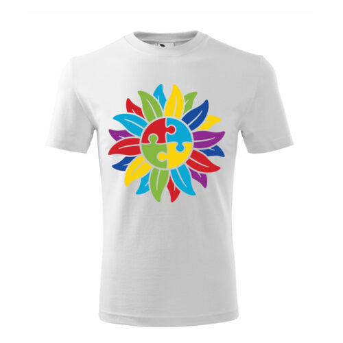 Bebeluc Print-Tricou Personalizat "Floare Autism" – Înflorim Împreună cu Diversitatea [1]
