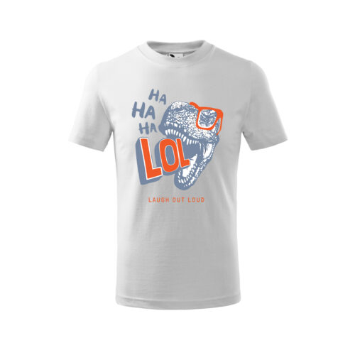Tricou Personalizat „Ha Ha Ha LOL Dinozaur” pentru Copii [1]