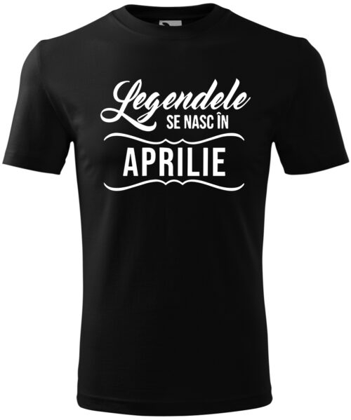 Bebeluc Print-Tricou Personalizat- Legendele se nasc în aprilie [1]
