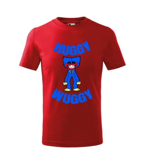 Bebeluc Print-Tricou Personalizat Rosu ''Huggy Wuggy'' pentru Copii 2 [1]