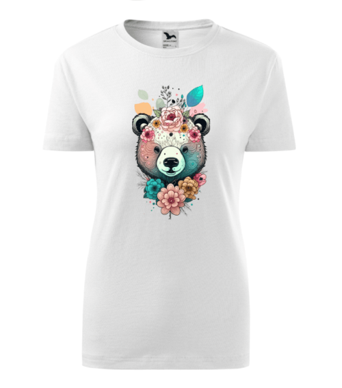 Bebeluc Print-Tricou Personalizat - Urs Floral Artistic [1]