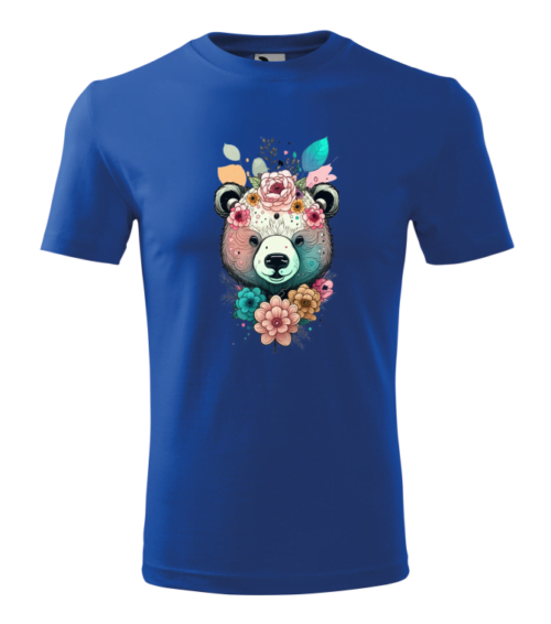 Bebeluc Print-Tricou Personalizat - Urs Floral Artistic [2]