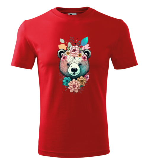 Bebeluc Print-Tricou Personalizat - Urs Floral Artistic [4]