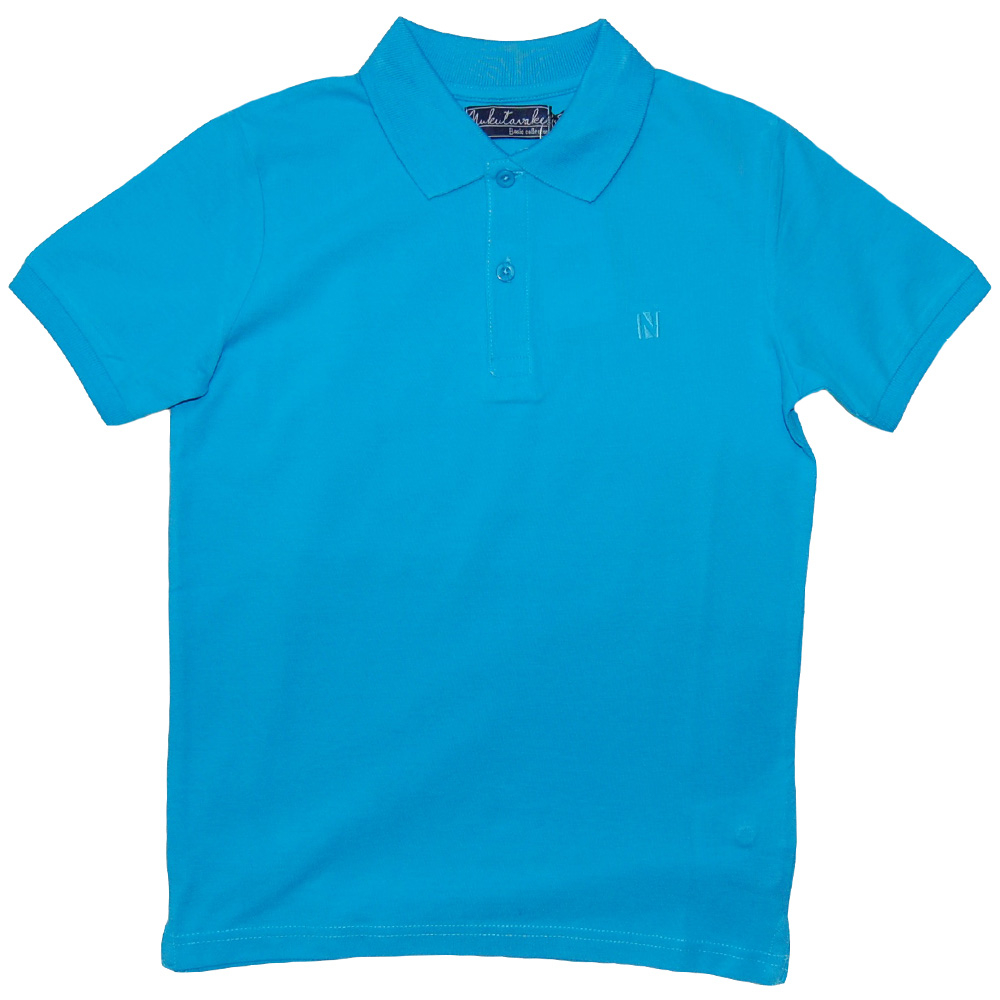 Tricou polo turquoise cu maneca scurta (890), 10 ani / 140 cm [1]
