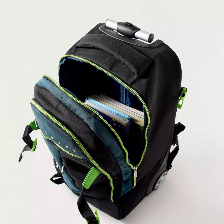 Troler Monocromo Urban, Negru/Albastru, 55x35x25 cm [3]