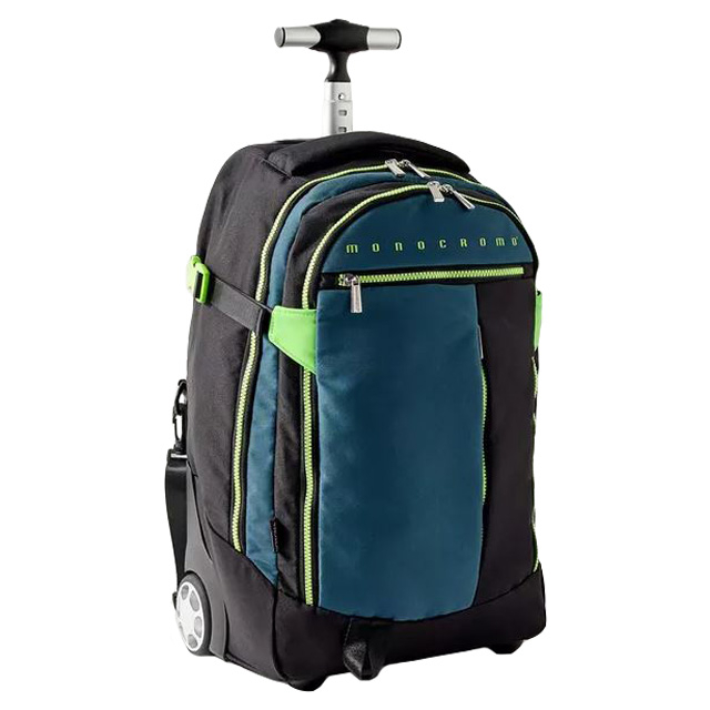 Troler Monocromo Urban, Negru/Albastru, 55x35x25 cm [1]