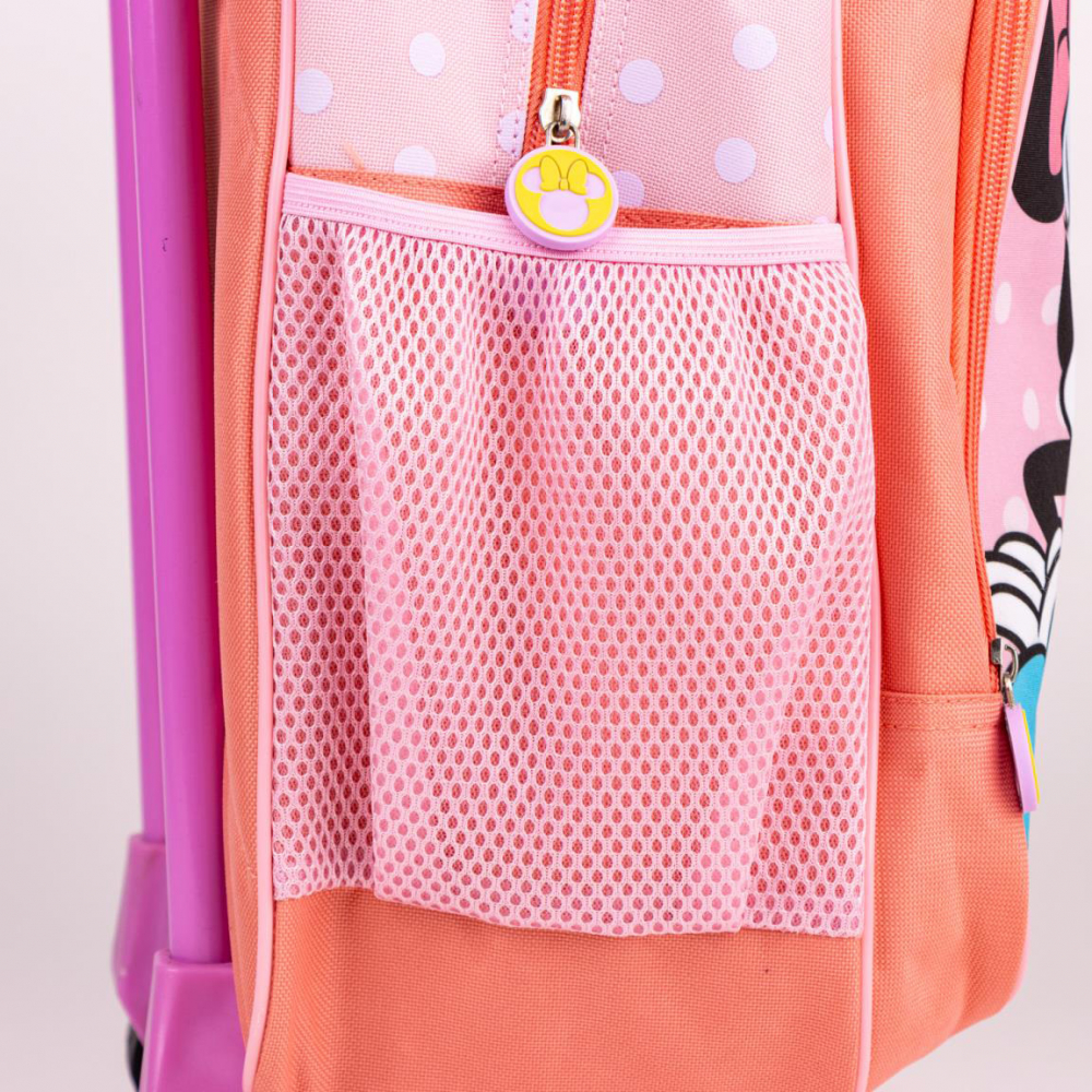 Troler pliabil Minnie Mouse cu buzunar frontal, 31x41x14 cm [2]
