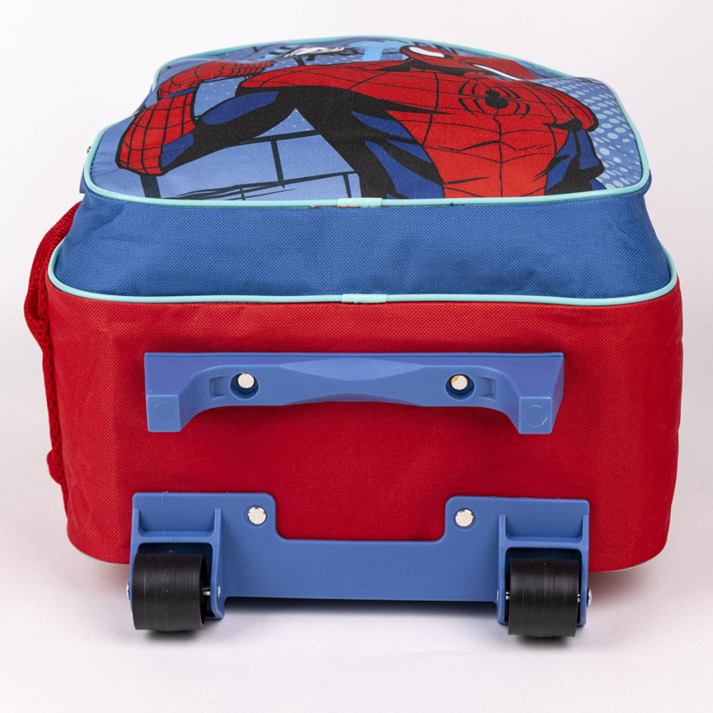 Troler pliabil Spiderman Alright cu buzunar frontal, 31x41x14 cm [4]